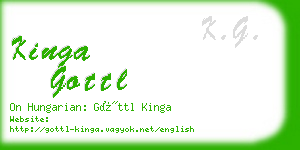 kinga gottl business card